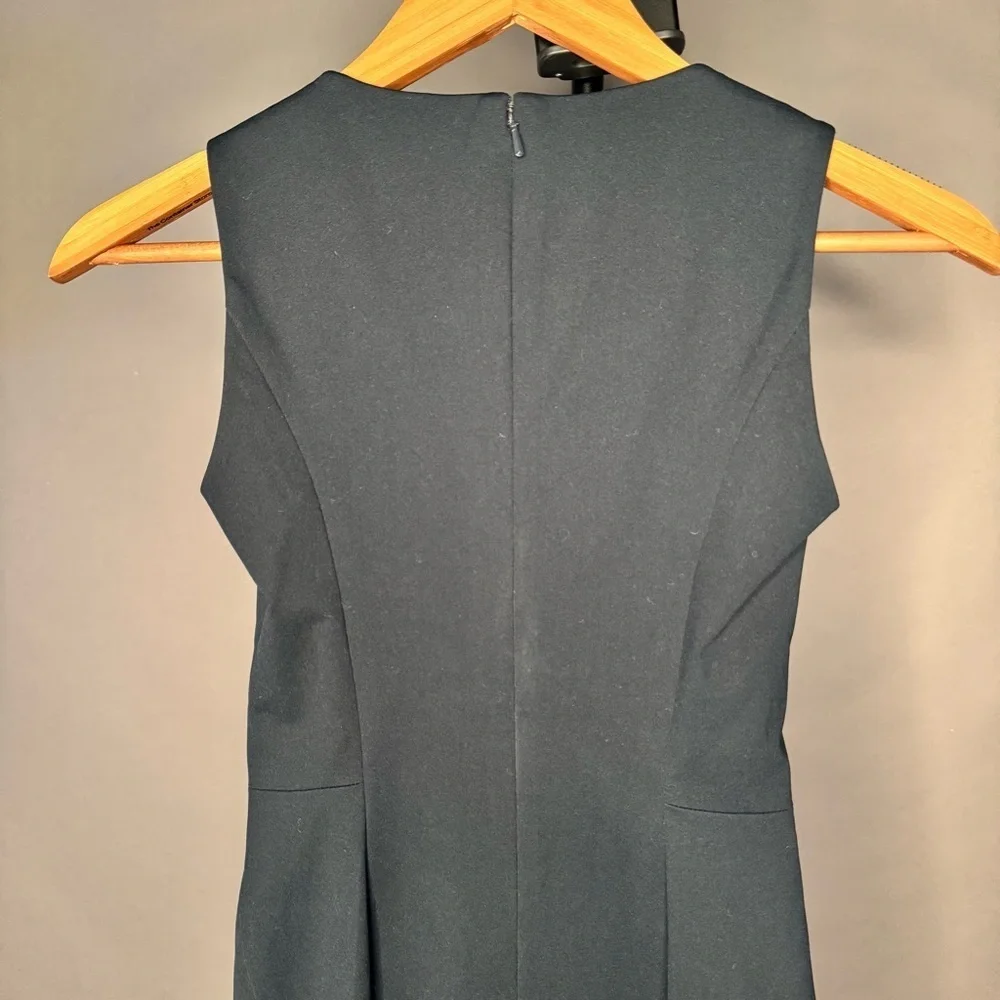 Ministry of Supply Women's Kinetic 4-Way Stretch Sheath Dress Navy Blue Size 0 - Picture 9 of 11